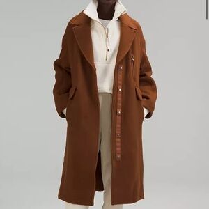 Lululemon Long Wool Coat